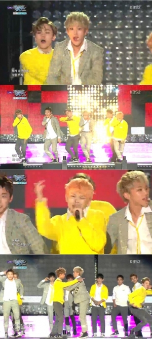 '뮤직뱅크' 세븐틴, 한글날에 외치는 꾸러기 소년들의 '만세'