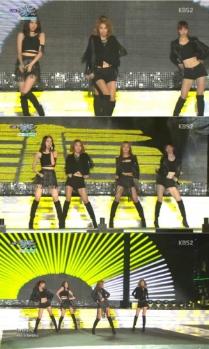 '뮤직뱅크' 멜로디데이, 섹시 카리스마 '스피드업'으로 컴백