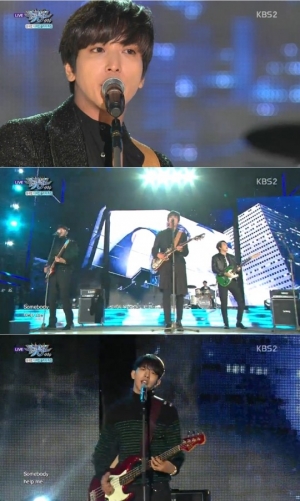 '뮤직뱅크' 씨엔블루, '신데렐라'도 사로잡을 달콤한 보이스