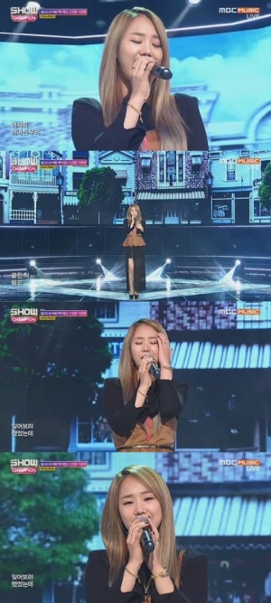 '쇼챔피언' 유성은, 분위기 甲 가을 여자로 돌아왔다 '낫띵'