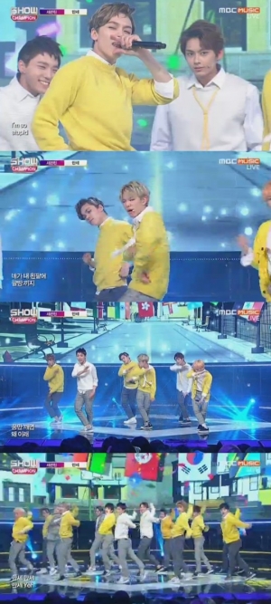 '쇼챔피언' 세븐틴, 가요계 접수한 신인돌의 흥겨운 무대 '만세'