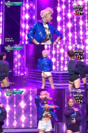 '엠카' 스테파니, 걸크러쉬 자아내는 완벽 카리스마 '위로위로'