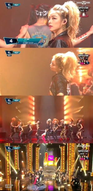 '엠카운트다운' 에일리, 완벽한 그녀의 파워풀 보이스 '너나 잘해'