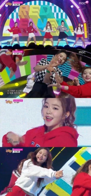 '음악중심' 레드벨벳, 통통 튀는 소녀들의 사랑스러움 절정 '덤덤'