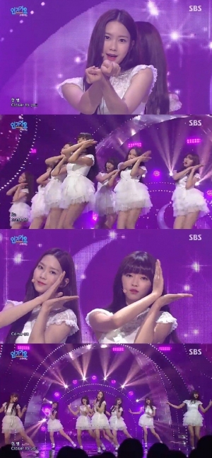 '인기가요' 오마이걸, 신비로운 여덟 소녀의 매력 발산 '클로저'