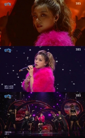 '인기가요' 에일리, 압도적인 섹시 카리스마 '너나 잘해'