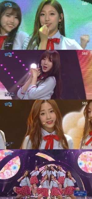 '인기가요' 러블리즈, 사랑스러움의 결정체 여덟 소녀의 '아츄'