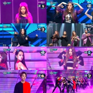 '엠카운트다운' 에프엑스, 4인조로 돌아왔다…완벽한 그녀들 '다이아몬드+포월즈'