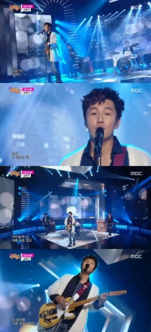 '음악중심' 김동완, 은은한 가을 분위기의 무대 '아임 파인'