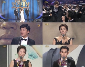 '2015 KBS 연기대상', '노잼'과 평화의 사이 (종합)