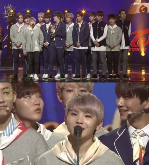 '골든디스크' 세븐틴, JTBC2 신인상 수상.. "여러분께 상 보답하겠다"