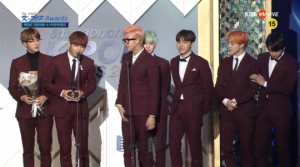 '가온차트' 방탄소년단, 월드 한류스타상 수상 "아미 여러분 감사합니다"