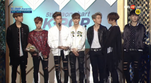 '가온차트' 아이콘, 올해의 신인상 "미친듯이 노력해 최고 되겠다"