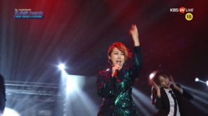 '가온차트' 소찬휘, 소름 돋는 카리스마 'Tears' 무대 선보여