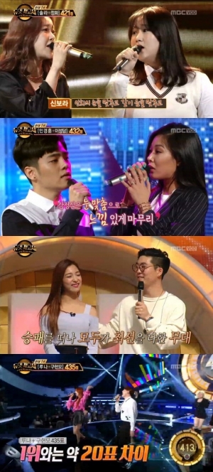 [어제 뭐 봤어?] &#39;듀엣가요제&#39;, 눈 맞추고 음 맞추니 마음이 통하네