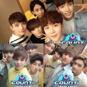'엠카운트다운' 세븐틴, 출연 인증샷 공개 "많이들 기다렸지"