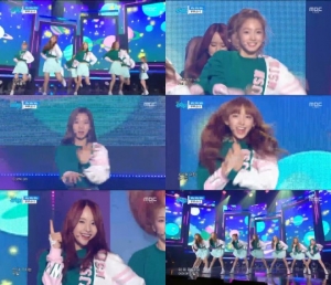 '음악중심' 우주소녀, 상상초월 깜찍함 '모모모'