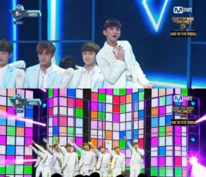 '엠카운트다운' 세븐틴, 풋풋한 소년들의 수줍은 고백 '예쁘다'