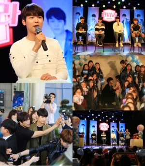 '딴따라', 씨엔블루&틴탑 팬들 모였다..실제 같은 팬미팅 현장