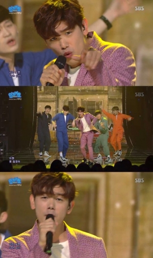 '인기가요' 에릭남 컴백...개구쟁이 매력 '못 참겠어'