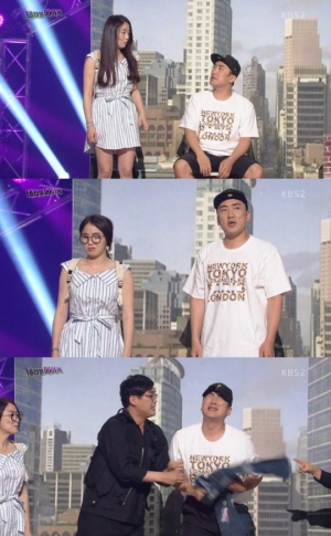 &#39;개콘&#39; 이상훈, 허민 옷차림 지적 &#34;이게 빤스야? 바지야?&#34;