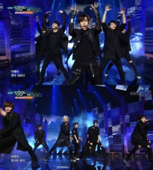 &#39;뮤직뱅크&#39; 인피니트, 칼군무 아이돌의 정석 &#39;태풍&#39;