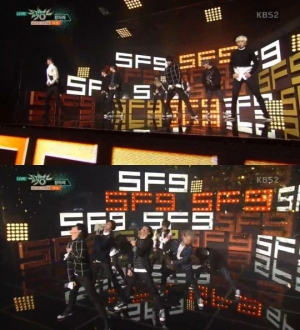 &#39;뮤직뱅크&#39; SF9, 가요계 울려 퍼지는 &#39;팡파레&#39;