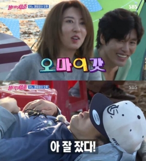 &#39;불타는 청춘&#39; 김완선, 최성국X구본승의 짓궂은 장난에 &#39;깜짝&#39;