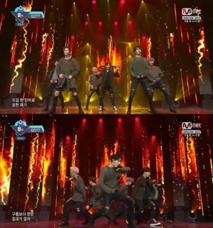 &#39;엠카운트다운&#39; 갓세븐, 폭발하는 에너지 '하드캐리'