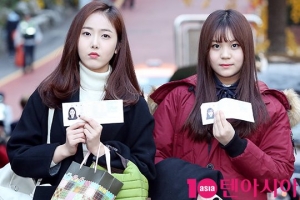 신비·엄지·다현·현주, 2017 수능 응시 "긴장돼요...수험생 파이팅"(종합)