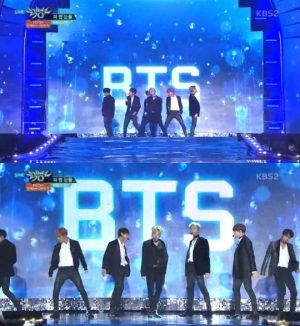 &#39;뮤직뱅크&#39; 방탄소년단, 한층 성숙해진 매력 발산 &#39;피 땀 눈물&#39;