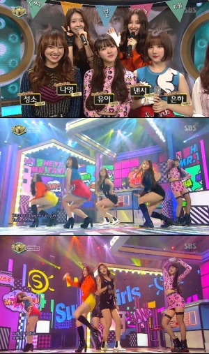 &#39;인기가요&#39; 써니걸스, 이대로 보내기 아쉬운 조합(종합)