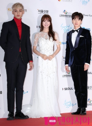 [TEN PHOTO] 민규-진세연-이특 '드림콘서트의 멋진 MC'