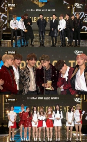 [2016 MAMA①] 위상 확인한 엑소·대세 입증한 방탄과 트와이스