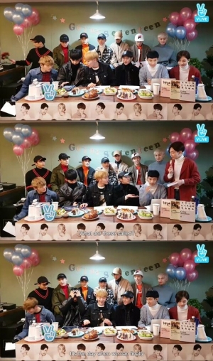 'V앱' 세븐틴, 신곡 발매 앞두고 '붐붐'..."열정 담았다"