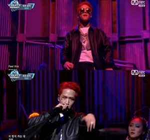 &#39;엠카&#39; 라비, 솔로 데뷔...멋짐이 폭발 &#39;밤&#39;