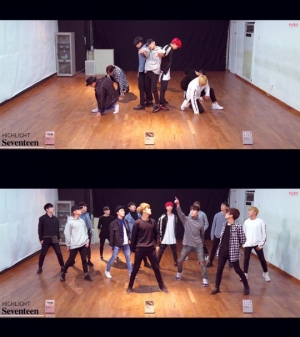 세븐틴, 13人 완전체 버전 안무연습 영상 공개