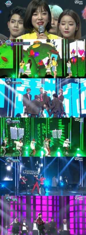 &#39;엠카운트다운&#39; 레드벨벳, 2주 연속 1위 &#34;감사합니다&#34;(종합)