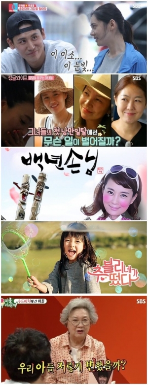 SBS, 일주일 중 닷새 저녁에 가족관찰 예능 편성 왜?