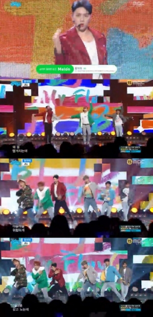 '음악중심' JBJ '꽃이야'...무대가 꽃밭