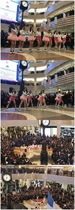 모모랜드, 깜짝 미니 콘서트에 천여 명 운집...단콘 요청 쇄도
