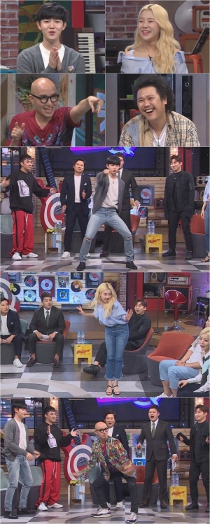 &#39;뜻밖의 Q&#39; 김재환X주이, 예능 치트키로 출격...막춤으로 폭소 유발