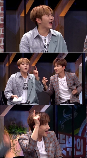 '뜻밖의 Q' 승관, 음정 못 잡는 이특 전담마크