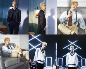 블락비 박경, 'INSTANT' 콘셉트 포토 공개...파격 '금발' 헤어