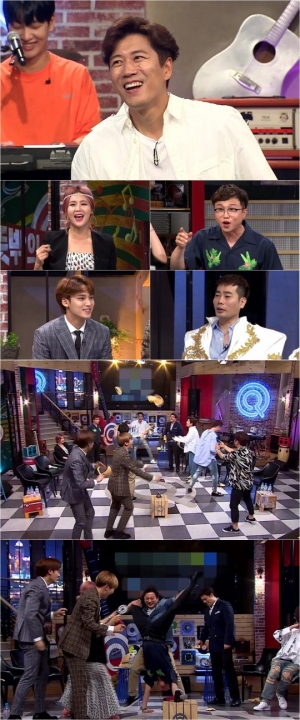 '뜻밖의Q' 젝키 장수원→세븐틴 민규, 불꽃 튀는 퀴즈 대결에 '아수라장'