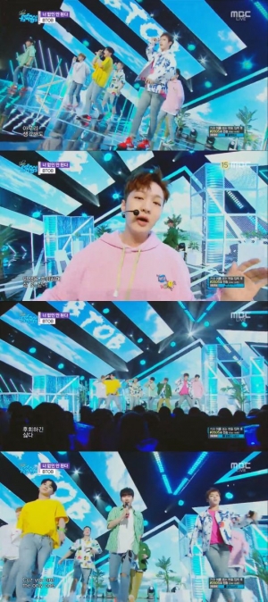 '음악중심' 비투비, 더위 물리친 청량한 무대