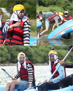 &#39;1박 2일&#39; 정준영, 헬멧+수건으로 &#39;육해공 올림픽&#39; 패션 완성