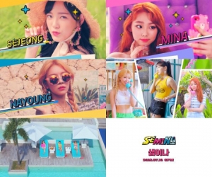 구구단 세미나 세정X미나X나영, 3人3色 매력...차세대 섬머걸 자리 예약