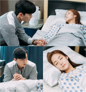 '김비서' 박서준, 의식 없는 박민영 걱정...간호에 매진