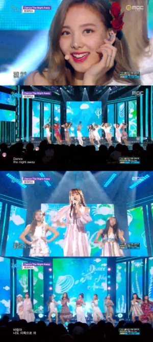 &#39;음악중심&#39; 트와이스, 상큼발랄 에너지 가득 &#39;시선강탈&#39;